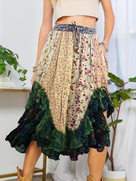 Young Threads Dresses & Skirts - "The Teigen" Midi Frill Skirt